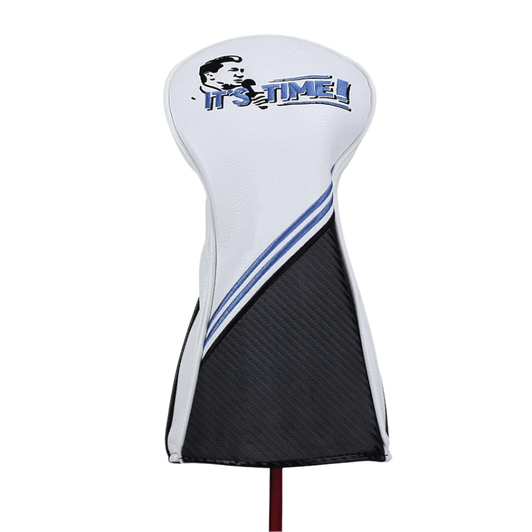 Black/White/Blue Golf Driver Cover